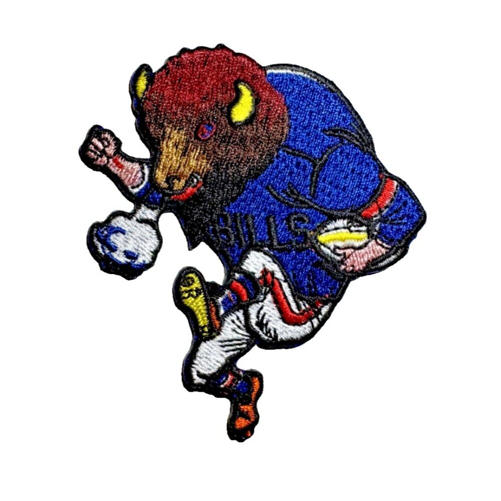 (2) Buffalo Bills NFL Vintage + Circle Embroidered 2.5in Iron / Sew-On Patch - Picture 2 of 5